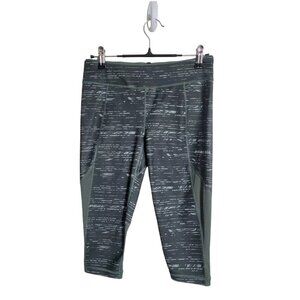 Patagonia Pants Women Green Endless Run Capris Crossfit Training Trail Gorpcore